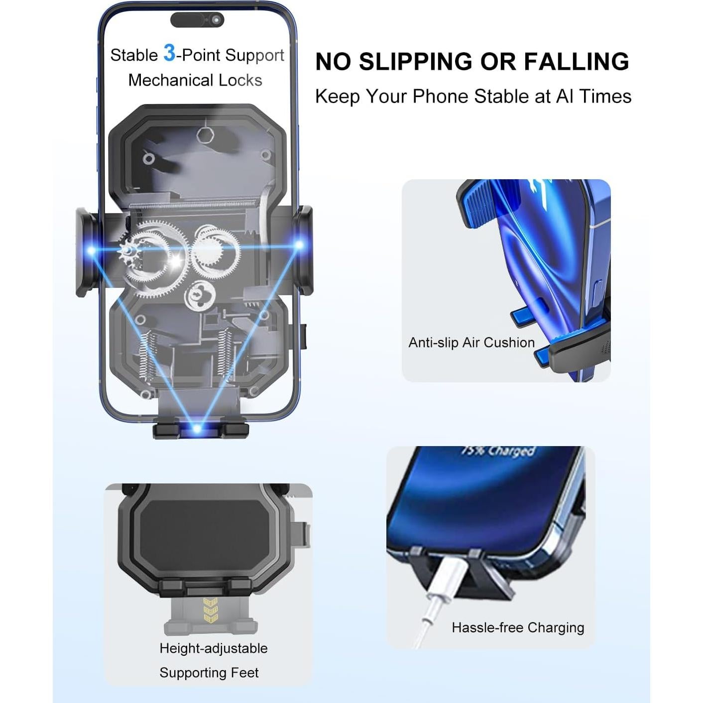 Soporte para Teléfono de Coche Kolasels con Brazo de Metal