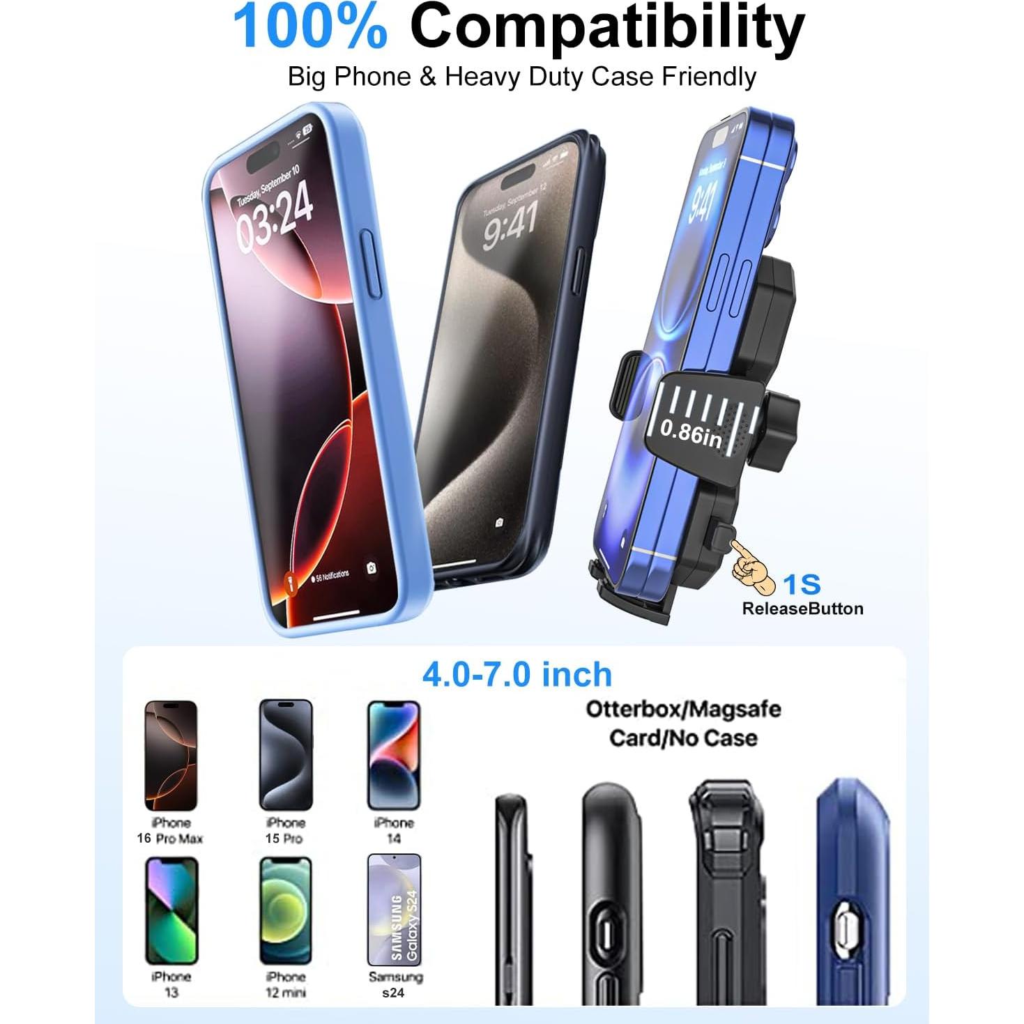 Soporte para Teléfono de Coche Kolasels con Brazo de Metal