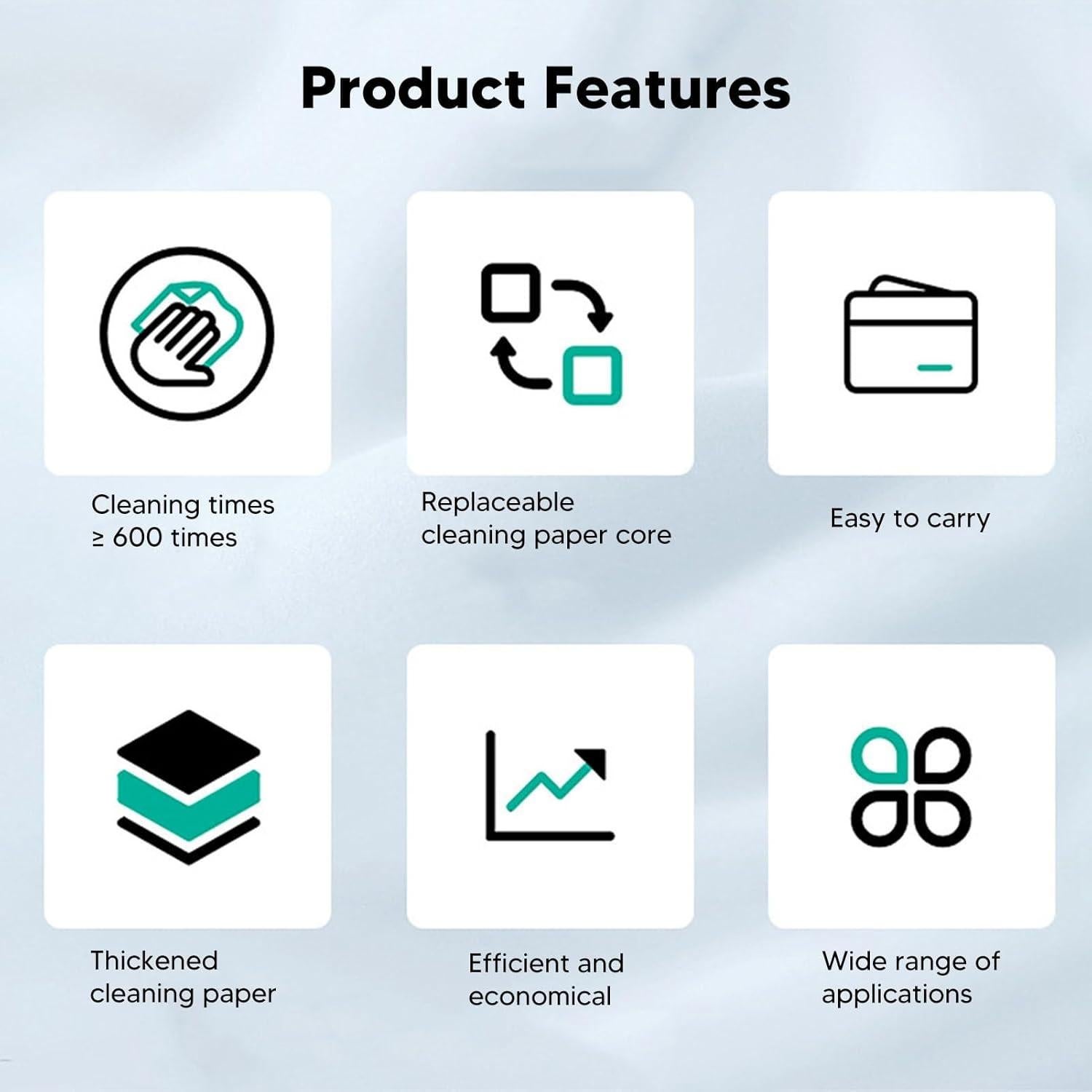 Toallitas de limpieza de fibra óptica WALFRONT 180 piezas