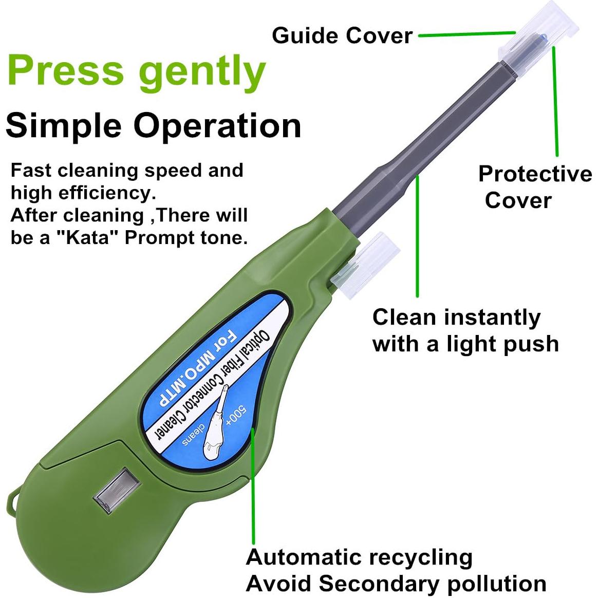 Limpiador de fibra óptica NewMainOne N-111 500 limpiezas Verde
