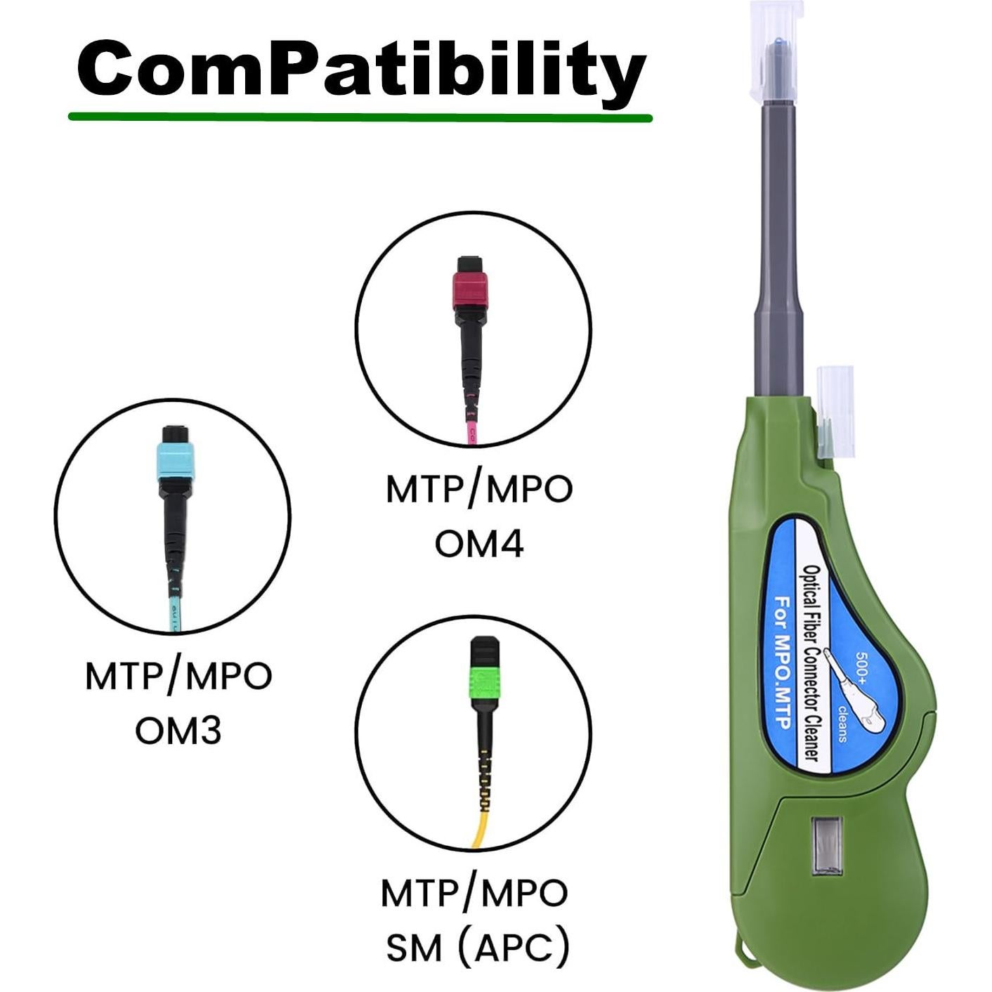 Limpiador de fibra óptica NewMainOne N-111 500 limpiezas Verde