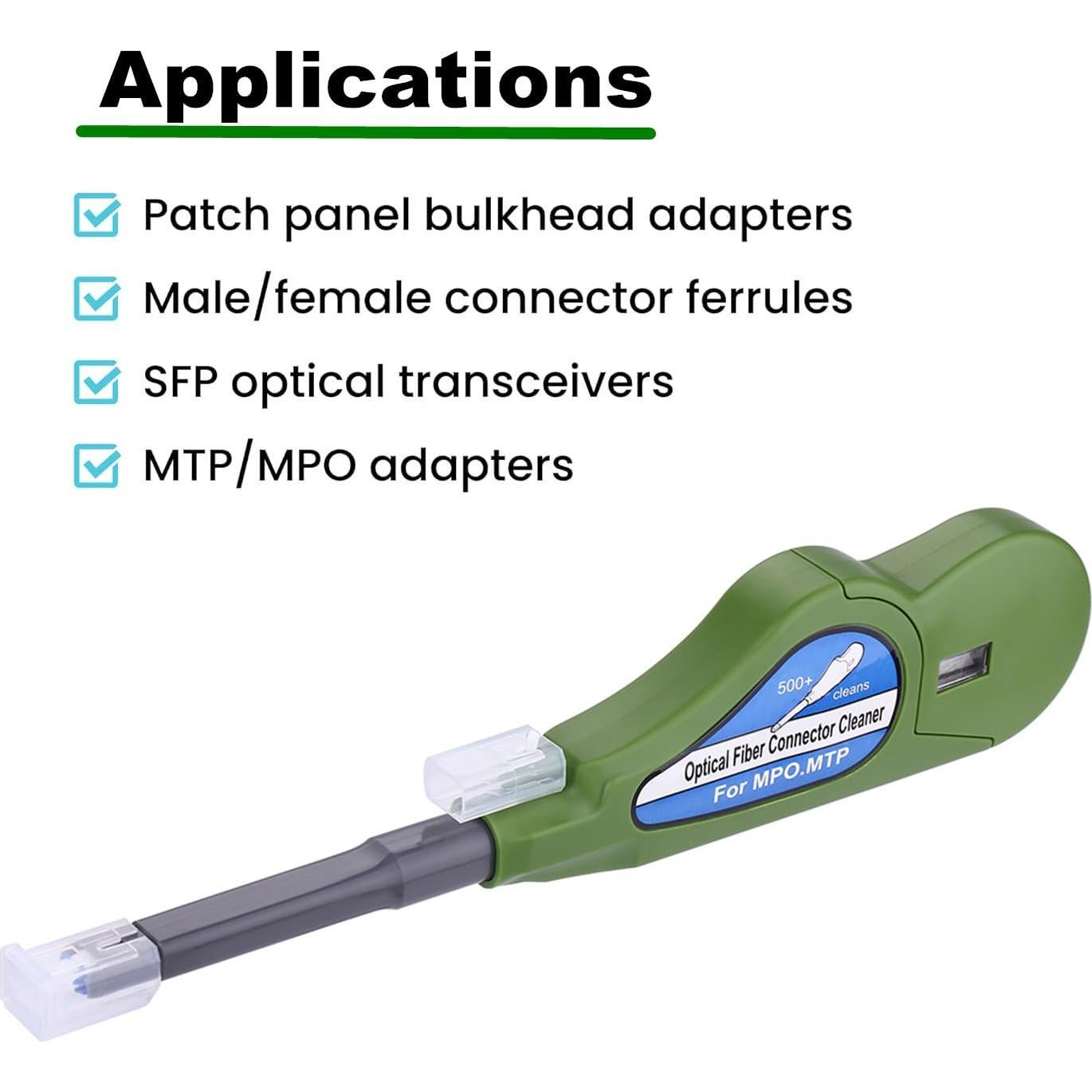 Limpiador de fibra óptica NewMainOne N-111 500 limpiezas Verde