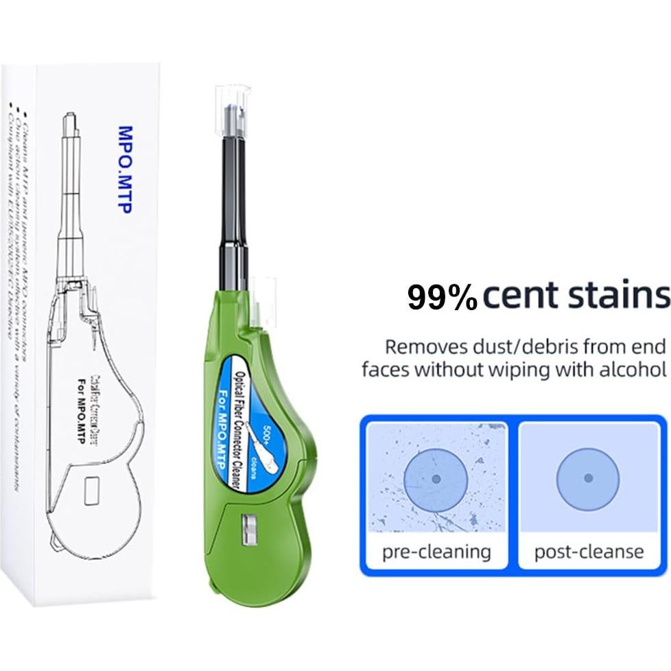 Limpiador de fibra óptica NewMainOne N-111 500 limpiezas Verde