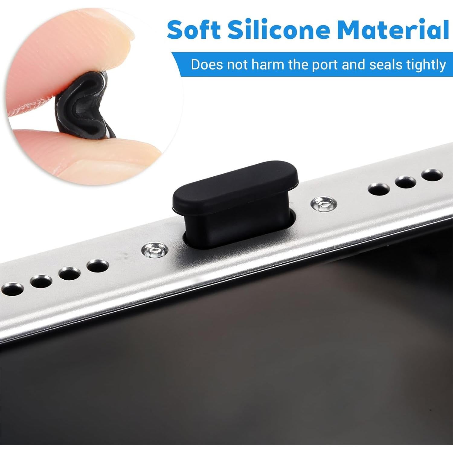 40 Tapas de Polvo USB Silicona Gjinxi para Puertos Diversos