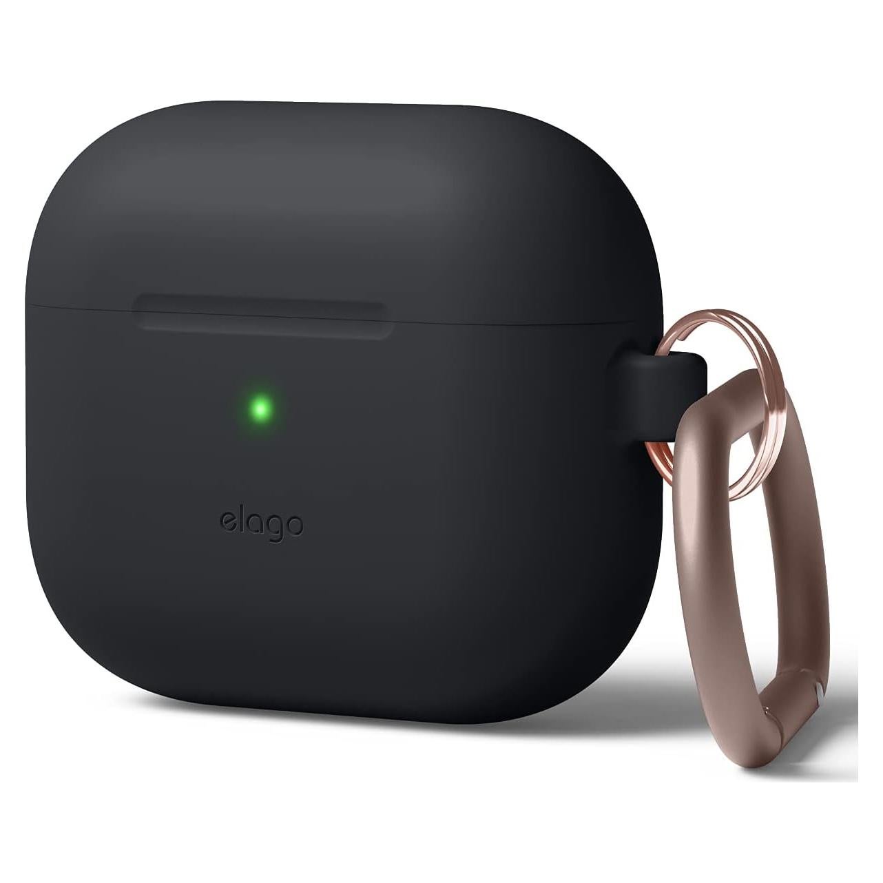 Funda de Silicona elago para AirPods 3 - Carga Inalámbrica, Negro