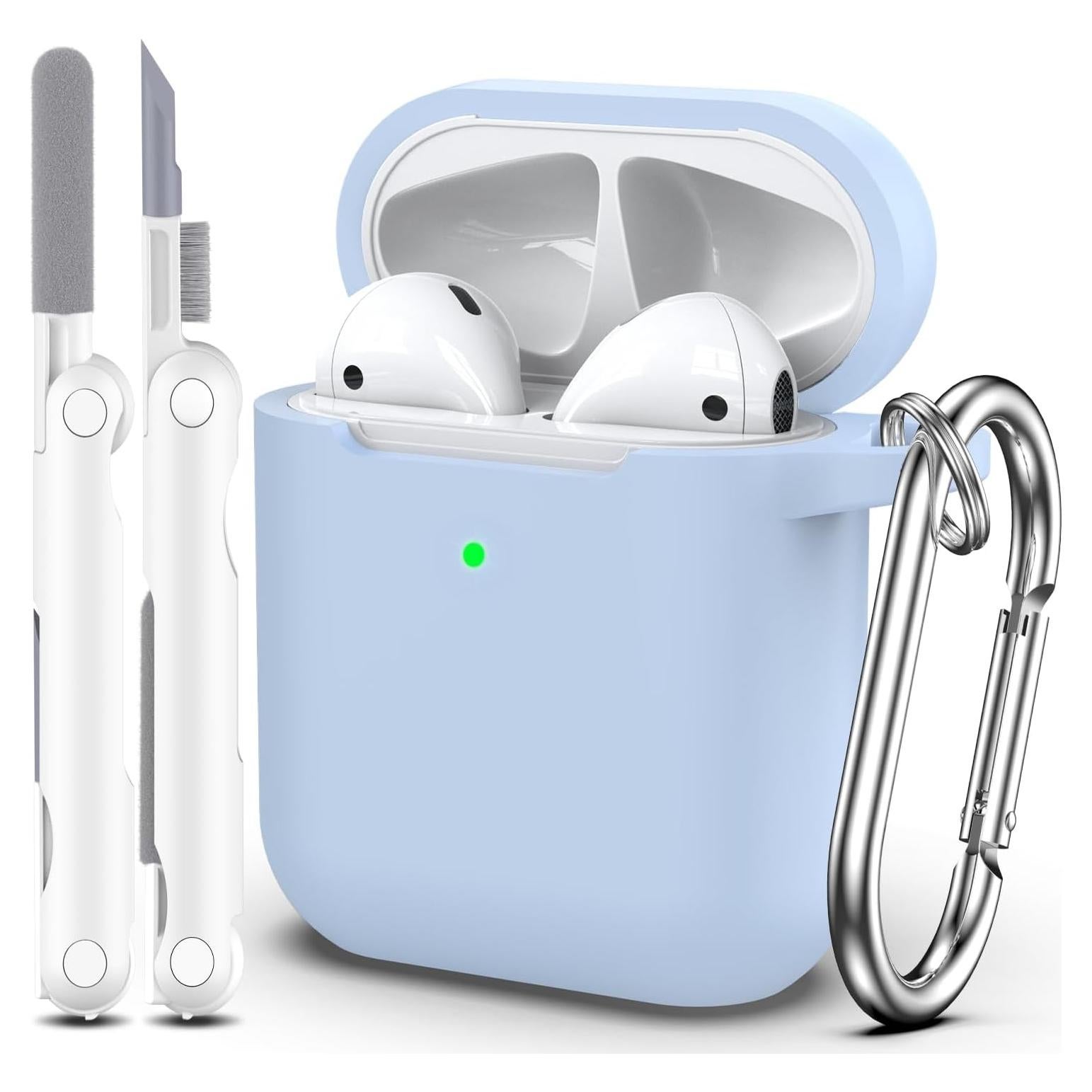 Funda de Silicona Anticaída MHYALUDO para AirPods 1/2 Gen