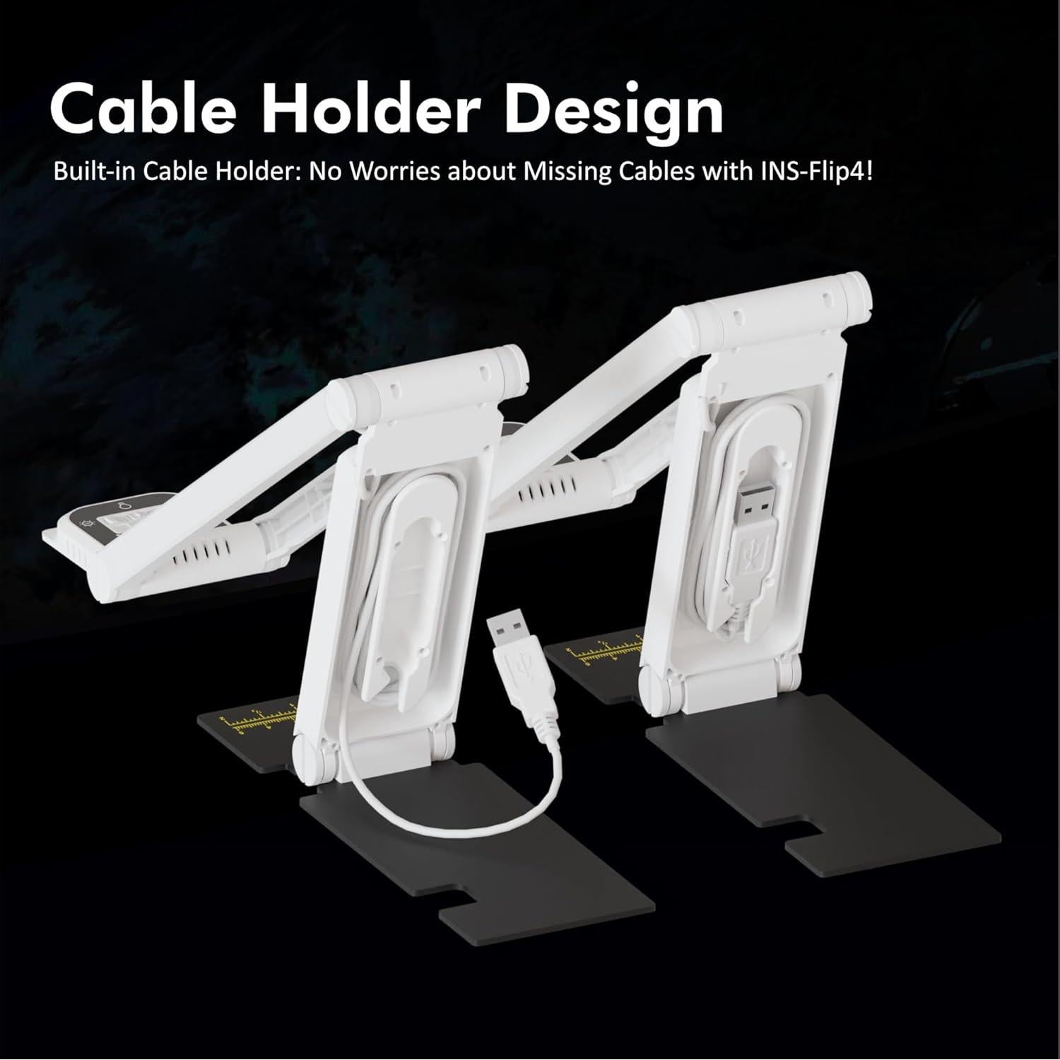 Cámara de Documentos INSWAN INS-Flip 4 4K 13MP Plegable