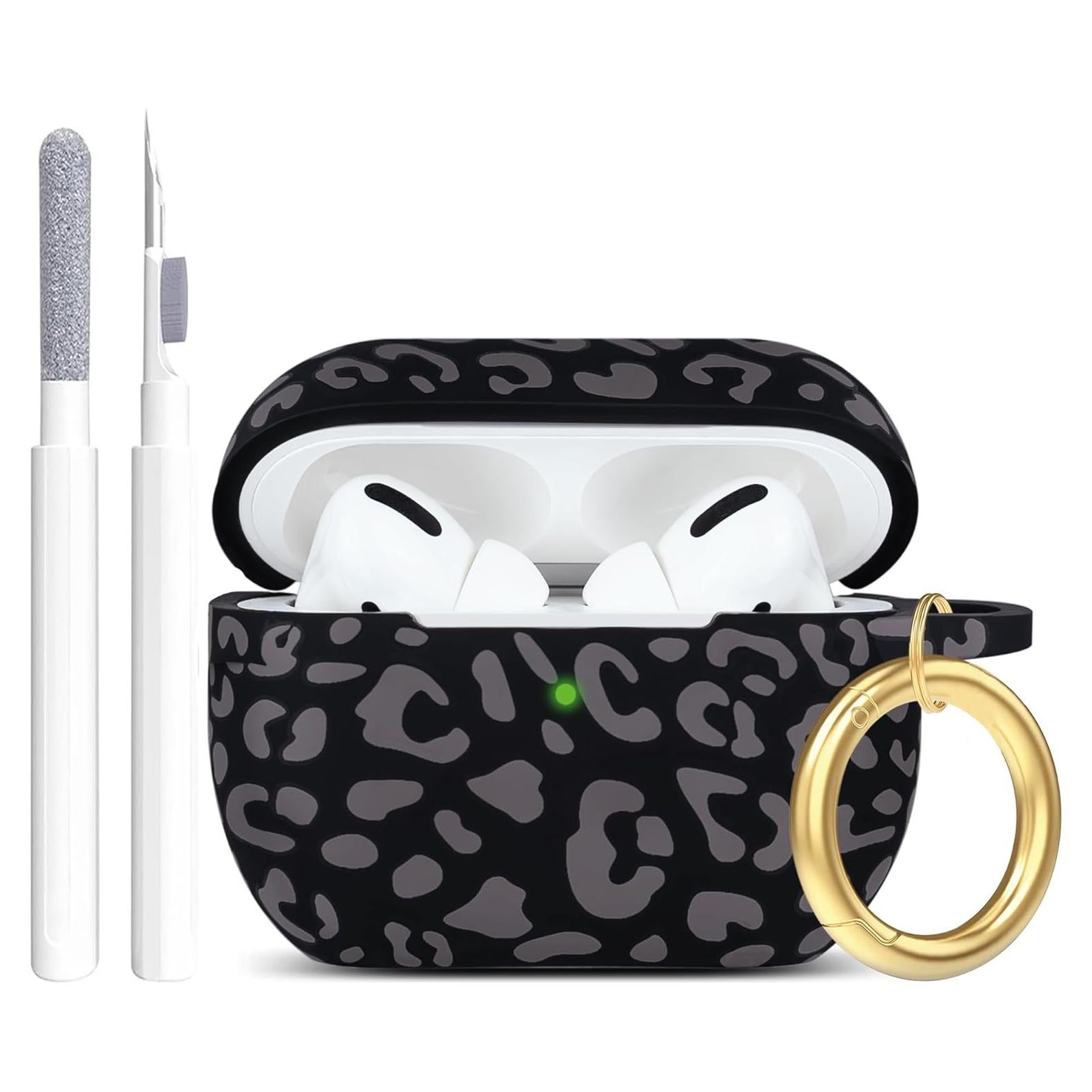 Funda de Silicona Leopardo Gawnock para AirPods Pro 2 2022/2023
