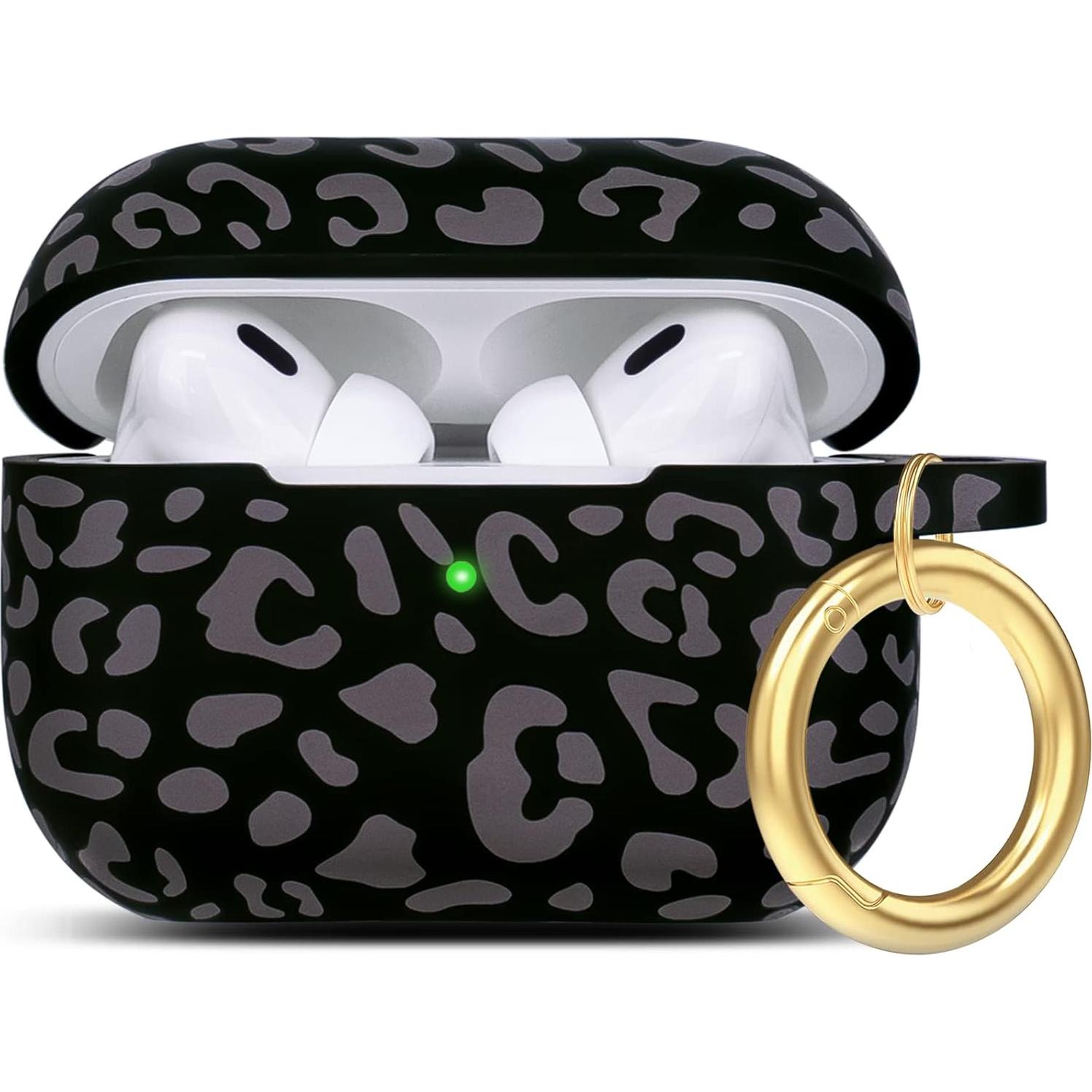 Funda de Silicona Leopardo Gawnock para AirPods Pro 2 2022/2023
