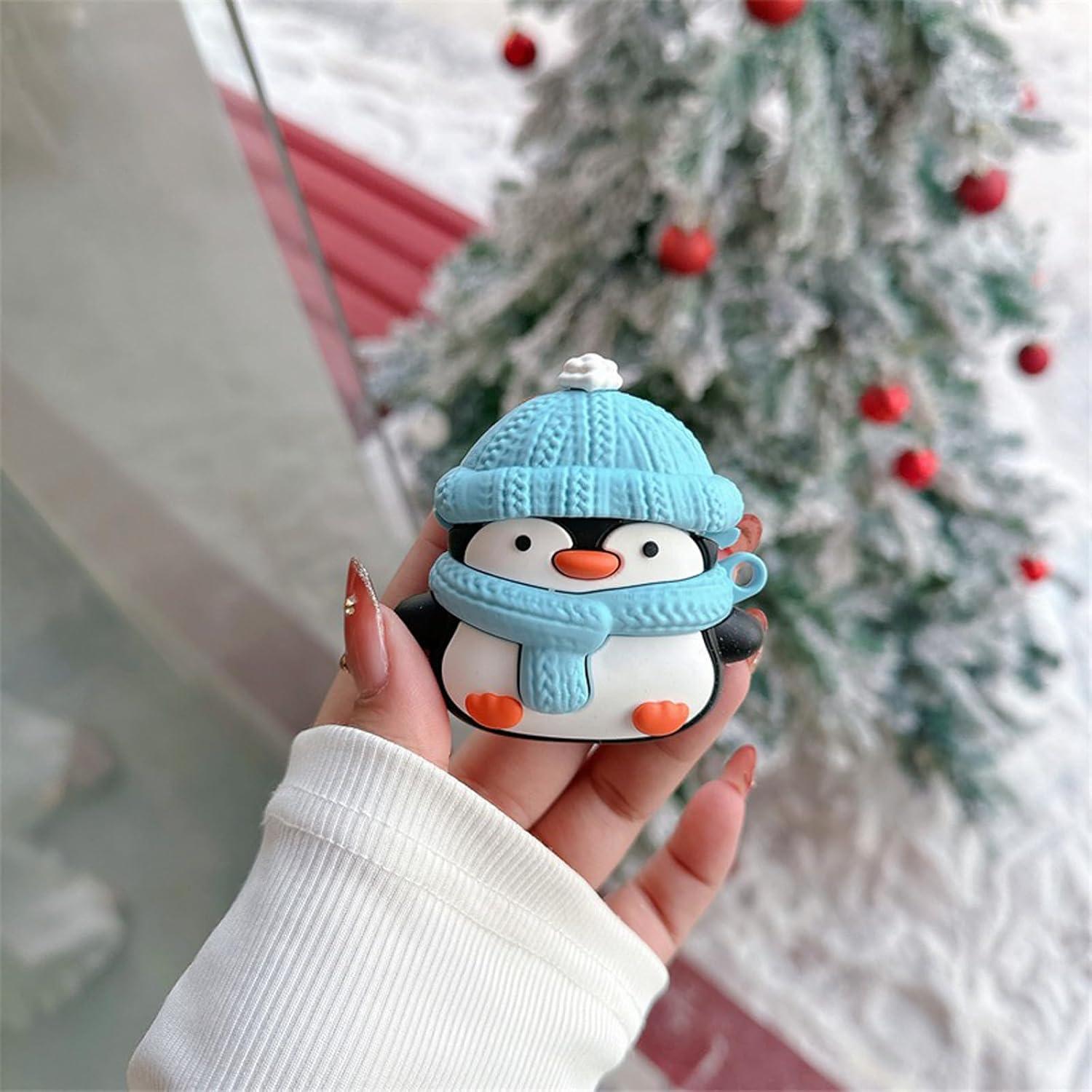 Funda de Carga Inalámbrica TOU-BEGUIN Pingüino para Airpods Pro