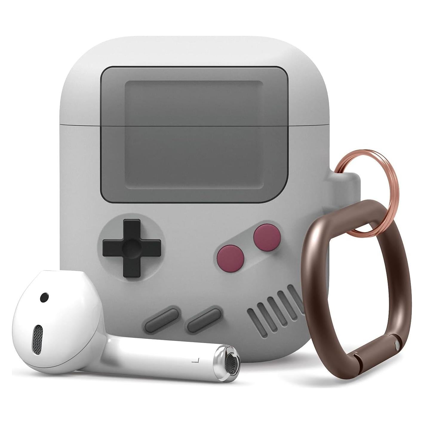 Estuche de Silicona Elago AW5 para AirPods 1 y 2 - Gris Claro