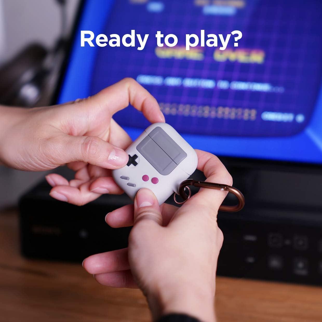 Estuche de Silicona Elago AW5 para AirPods 1 y 2 - Gris Claro