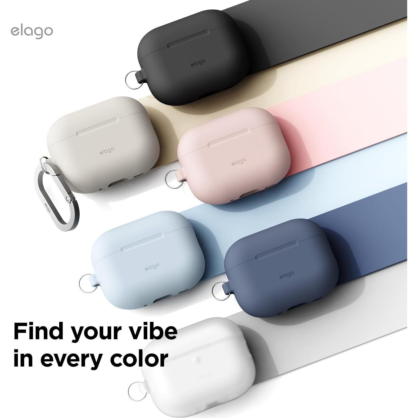 Funda de Silicona elago para AirPods Pro 3 - Rosa Arena