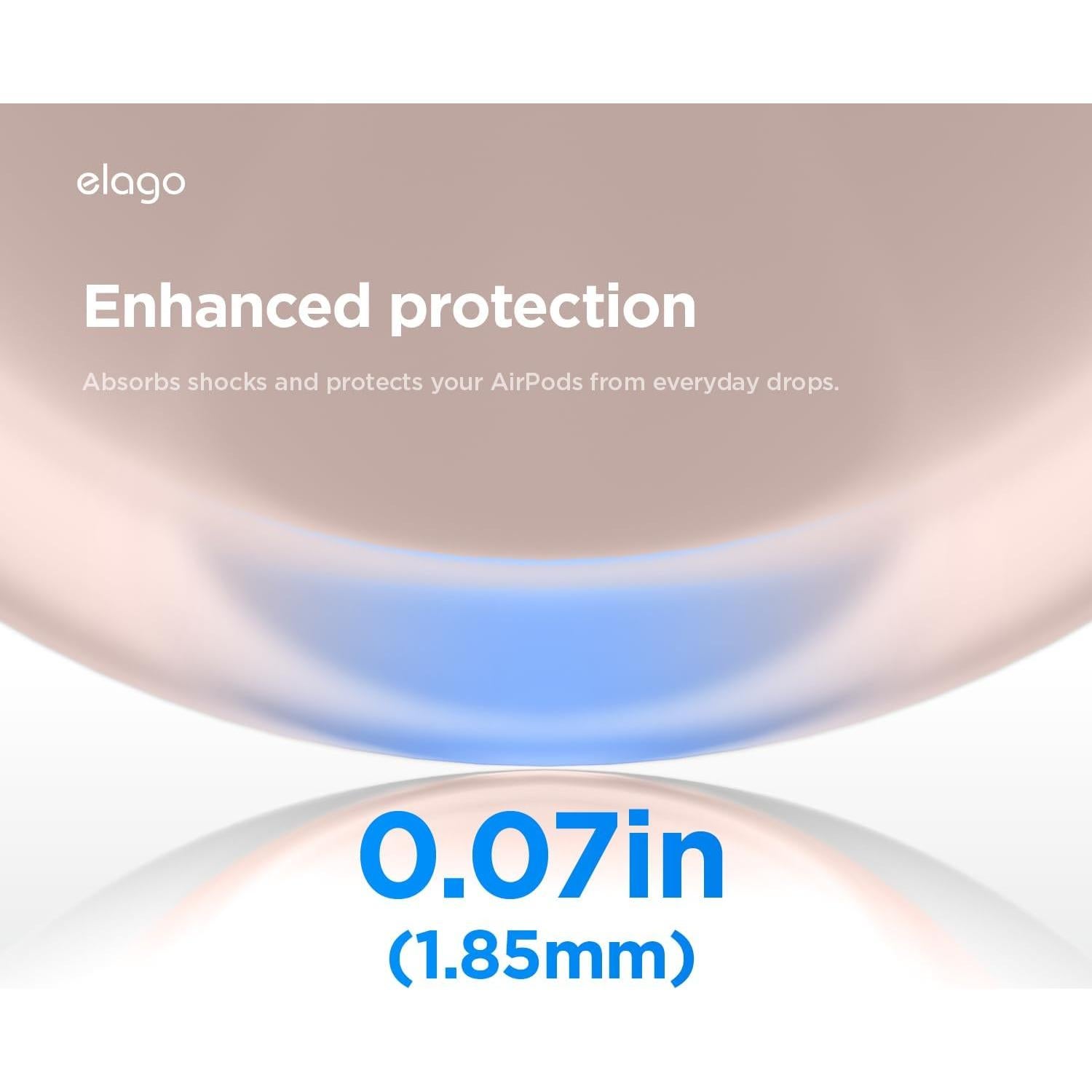 Funda de Silicona elago para AirPods Pro 3 - Rosa Arena