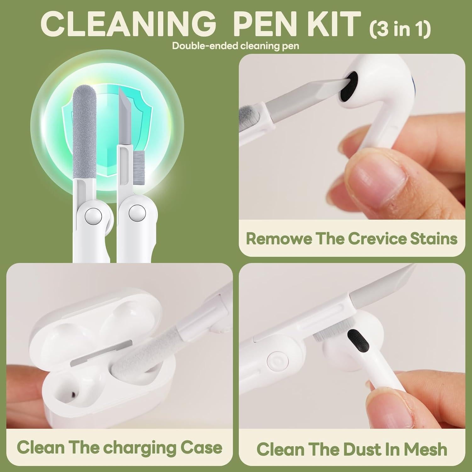 Funda Silicona Kawaii Vaca para AirPods 4 Gen 2024 Skyconser