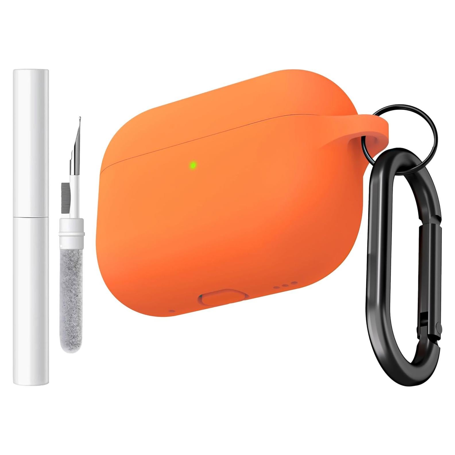Funda de Silicona Brujula para AirPods Pro 3 2025 Naranja