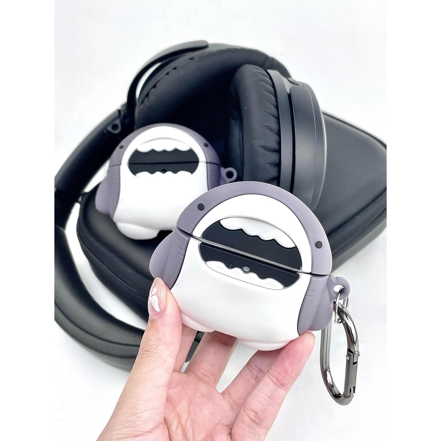 Funda de Silicona 3D para AirPods 4 Tiburón Bebé Nimuw