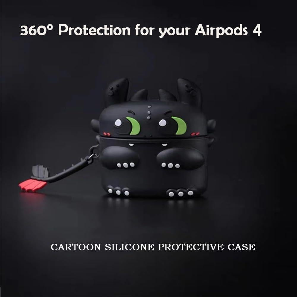 Funda Protectora Silicona Cartoon 3D AIYAAIYA para AirPods