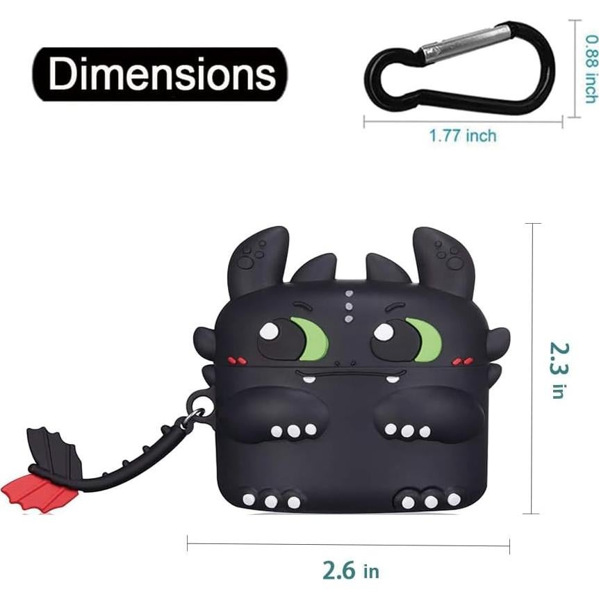 Funda Protectora Silicona Cartoon 3D AIYAAIYA para AirPods