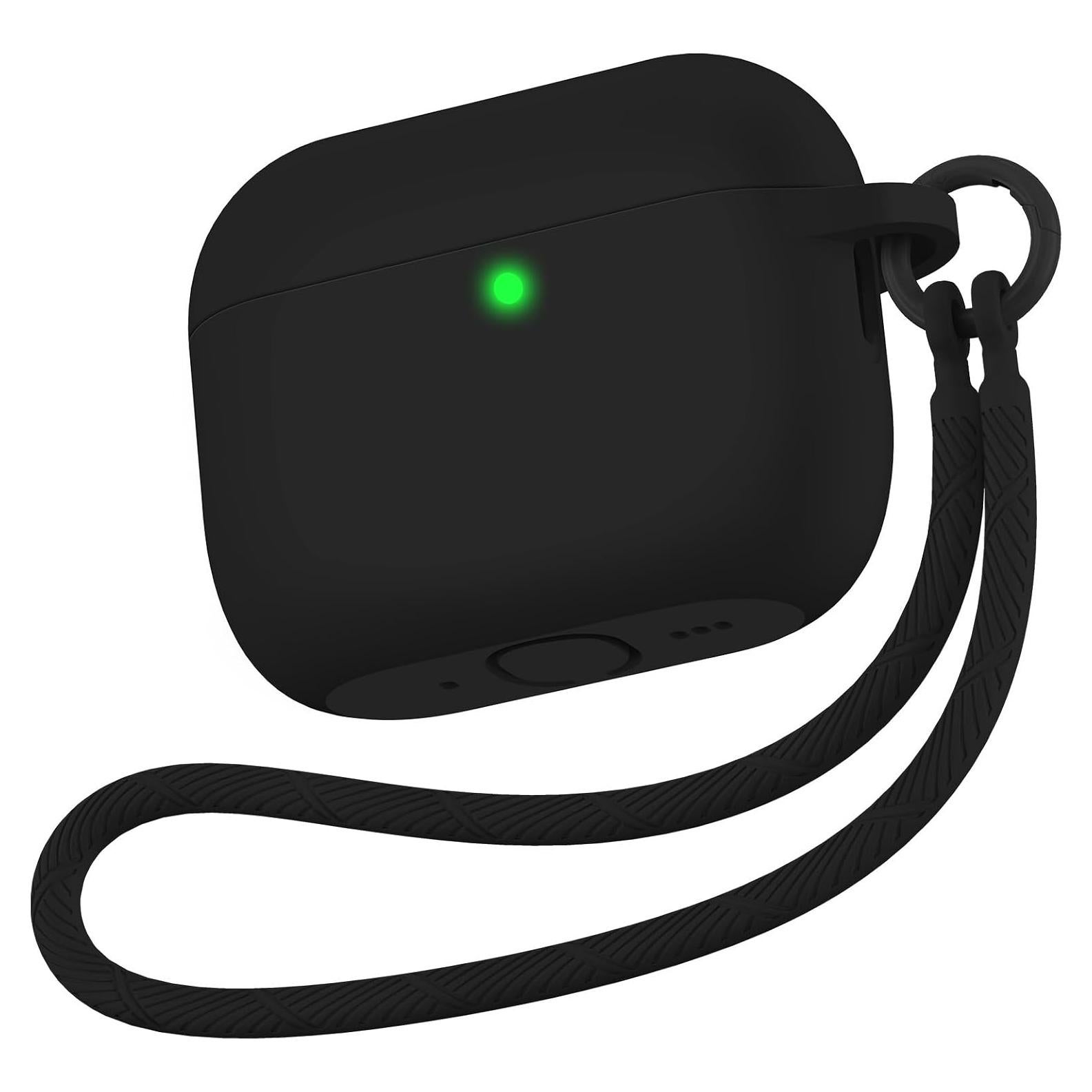 Funda de Silicona Matekxy para AirPods Pro 3 2025 - Negro