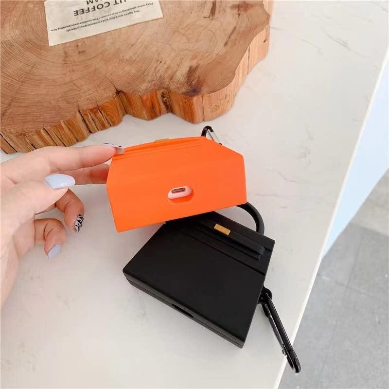 Funda Protectora de Silicona JCSMARTEC para Airpods Pro Naranja