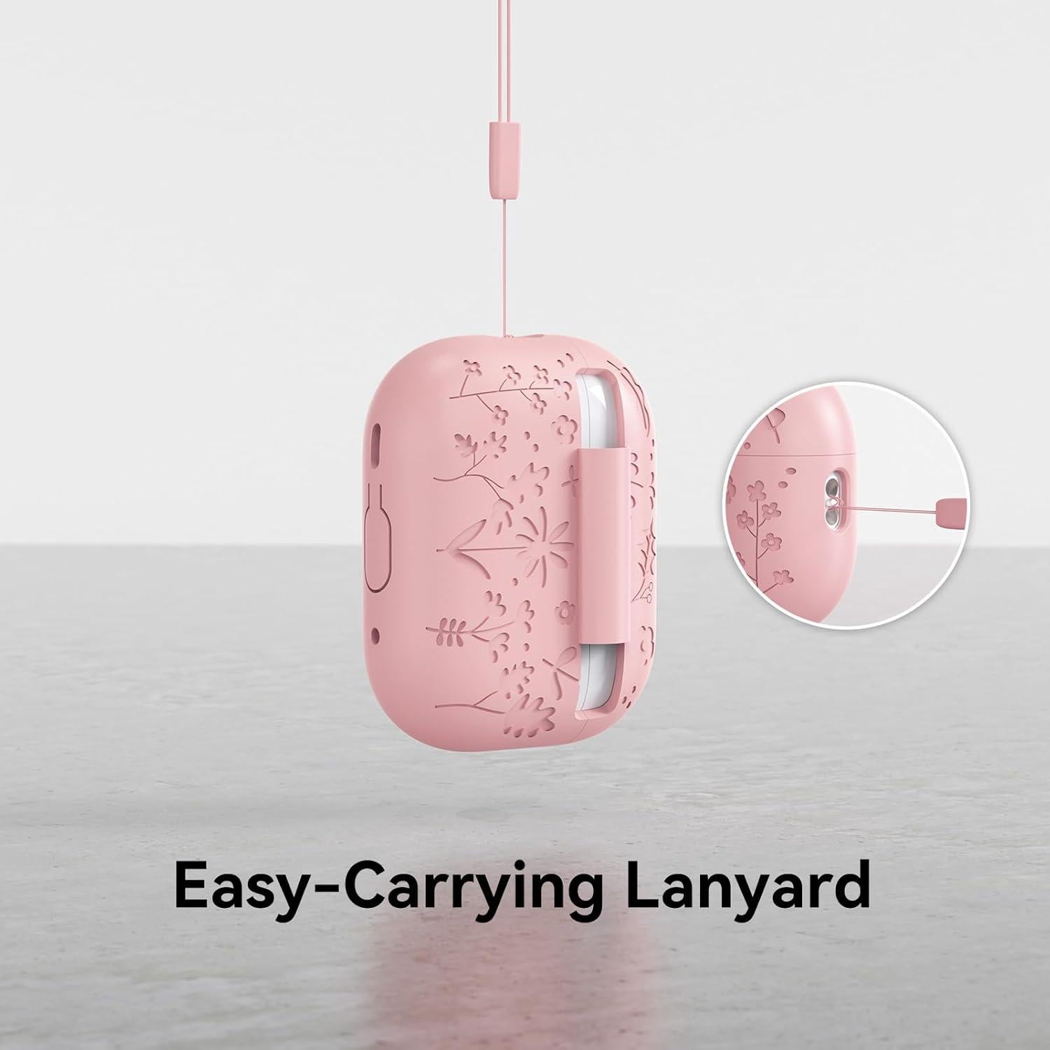 Funda Protectora Silicona Rosa para AirPods Pro 2 CASEFUN