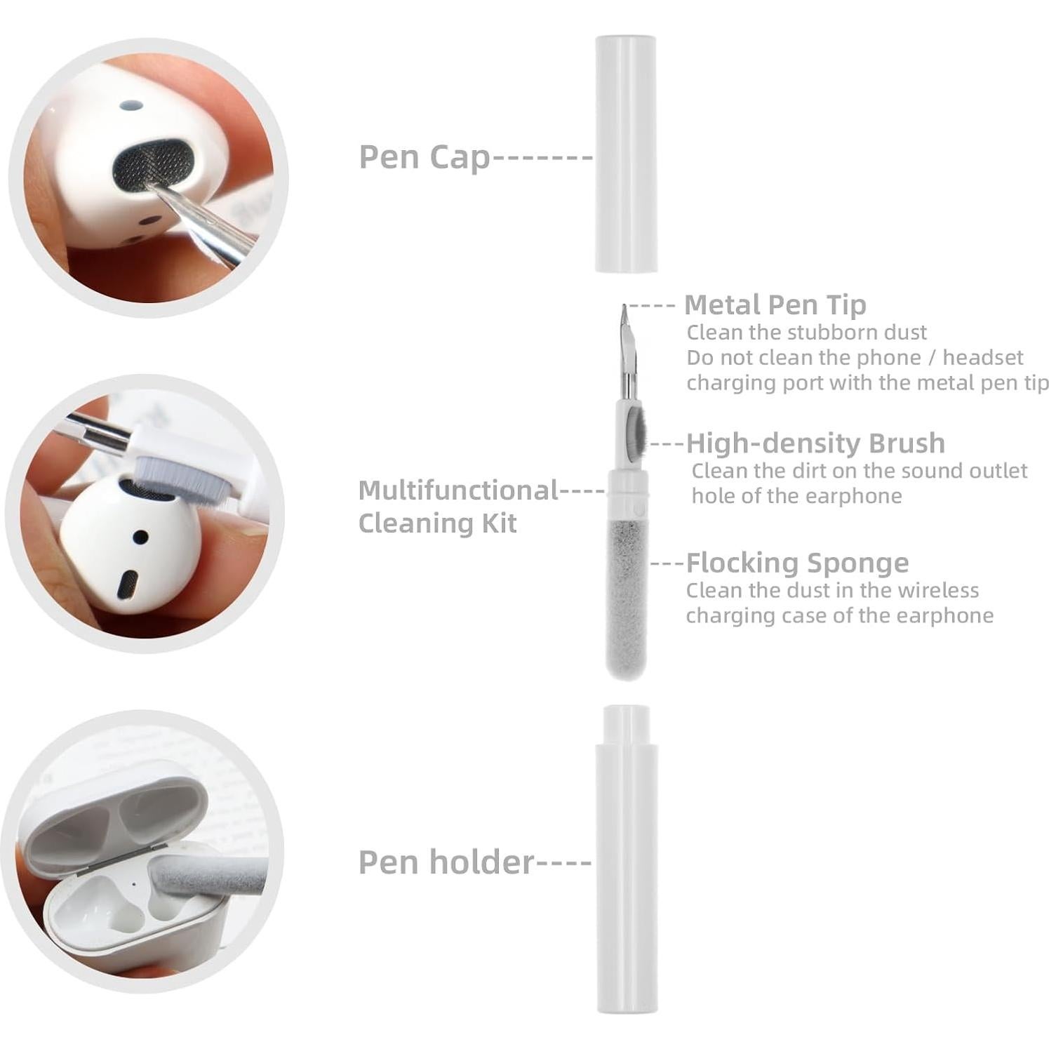 Funda Protectora Silicona Rosa para AirPods Pro 2 CASEFUN