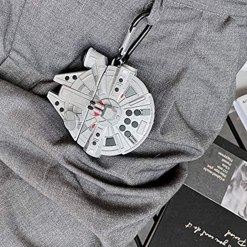 Funda de Silicona Jowhep para AirPods 1/2 Nave Espacial
