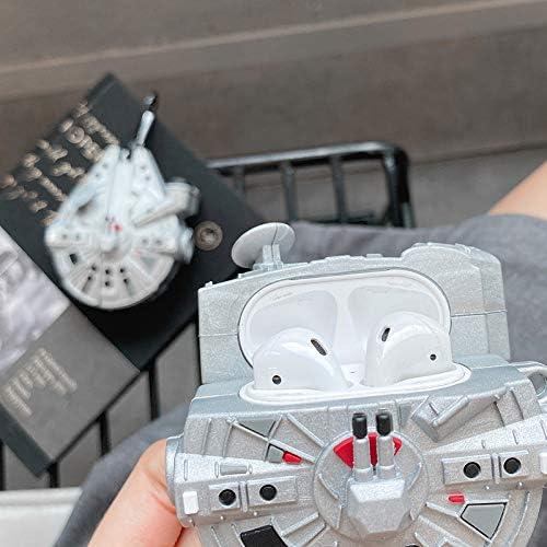 Funda de Silicona Jowhep para AirPods 1/2 Nave Espacial
