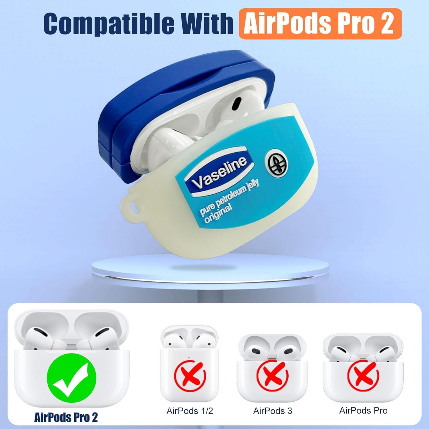 Funda de Silicona Awofeco para AirPods Pro 2 con Limpieza