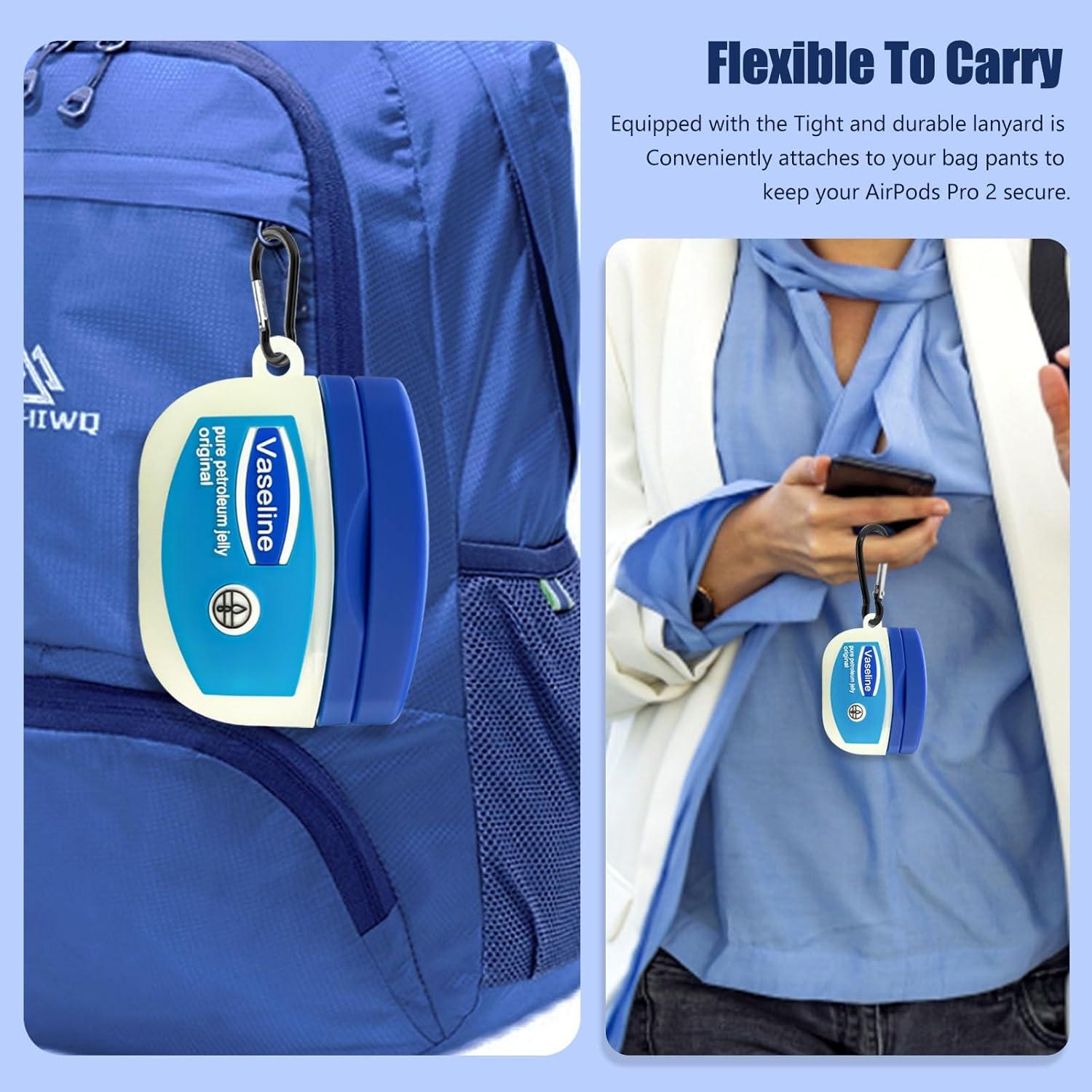 Funda de Silicona Awofeco para AirPods Pro 2 con Limpieza