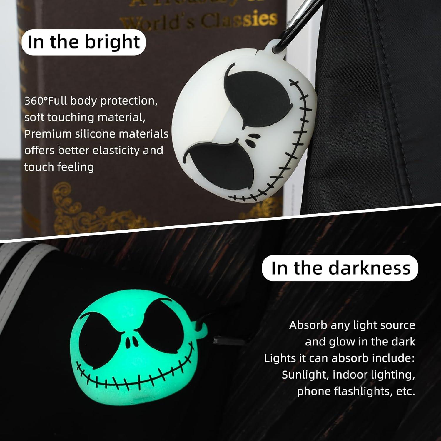 Funda 3D Luminosa para AirPods 4 Gen Siopwk con Kit de Limpieza