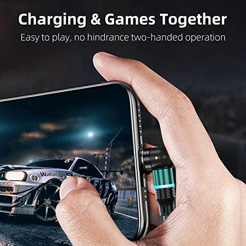 Cable de carga magnético USB C 0.49m Bithai 2.4A rápido