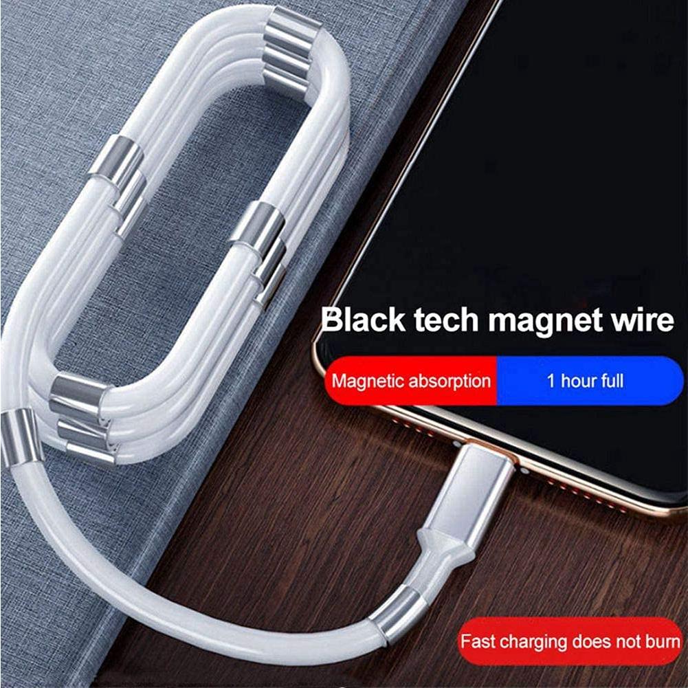 Cable de carga rápida magnético USB C JJKKZVZ 0.9m 60W