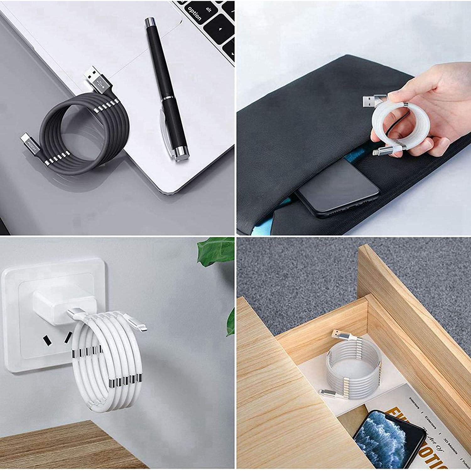 Cable de carga rápida magnético USB C JJKKZVZ 0.9m 60W