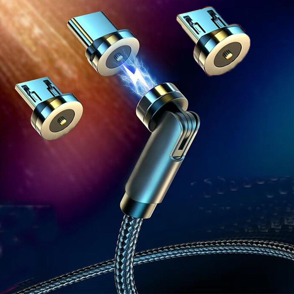 Cable de Carga Magnético 3 en 1 Bojianxin 7 Piezas 0.5m a 3m
