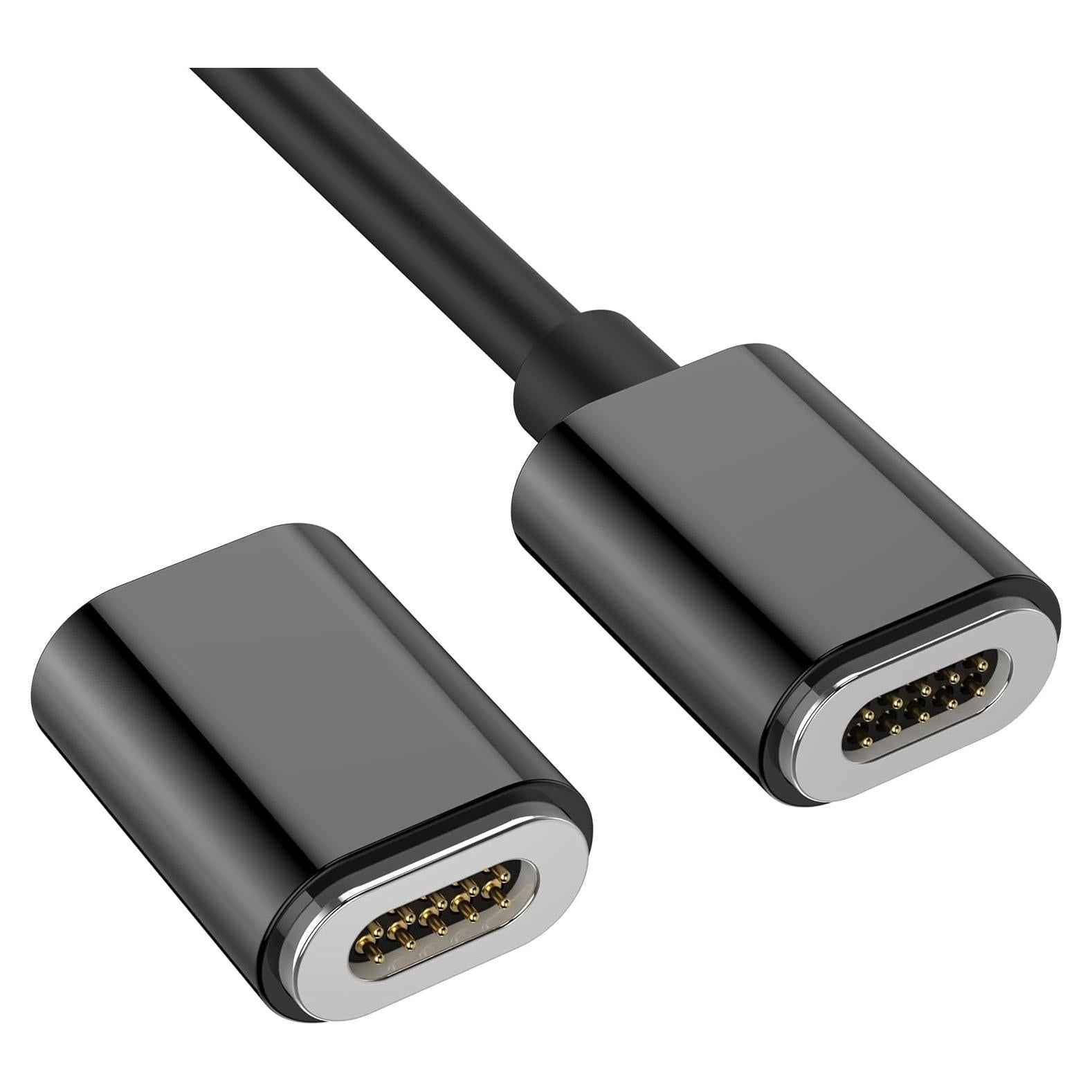 Adaptador de Carga Magnético ROUNKIN para Funda LG V60 - Negro