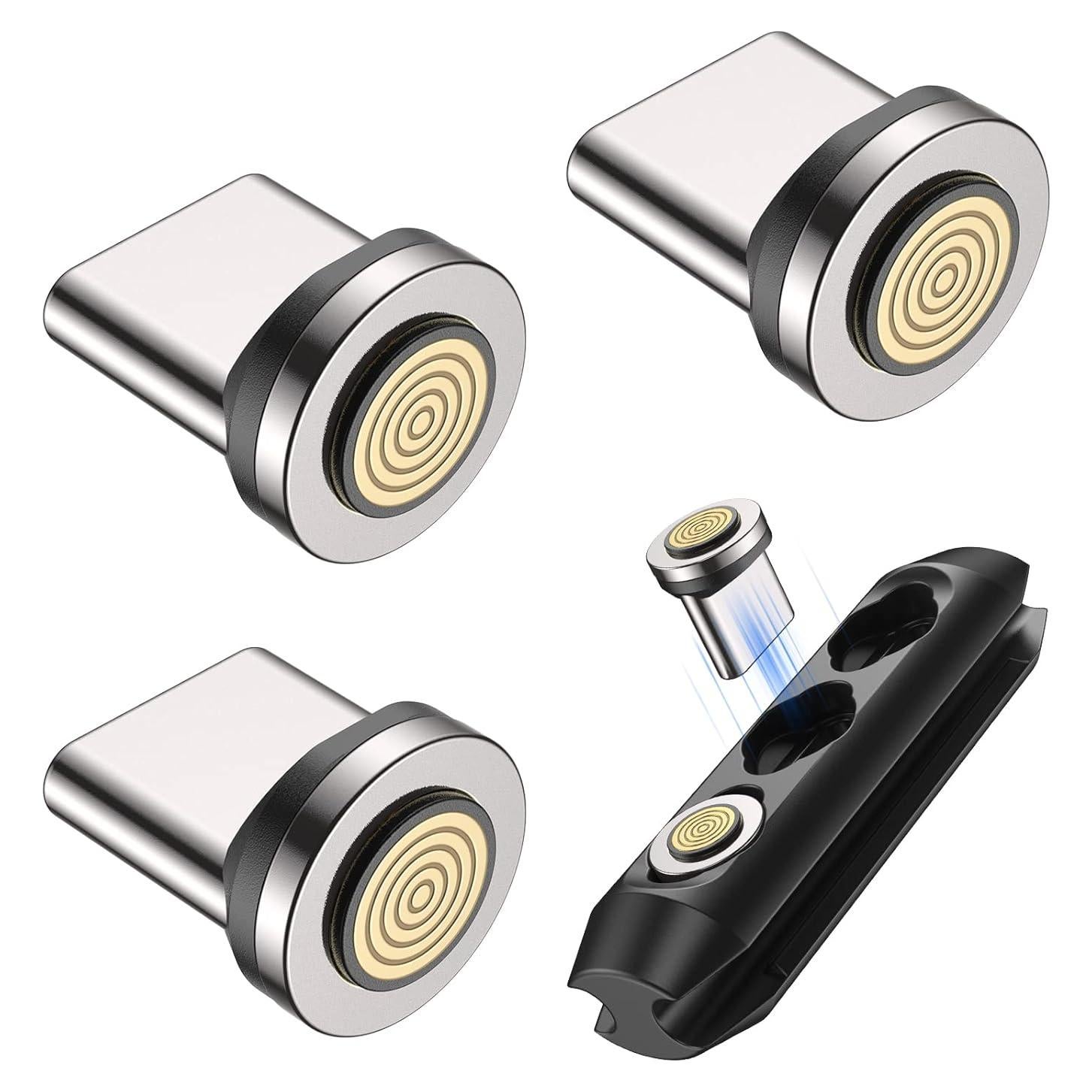 Adaptador Magnético de Carga Rápida Tipo C 9Pin A.S - 60W