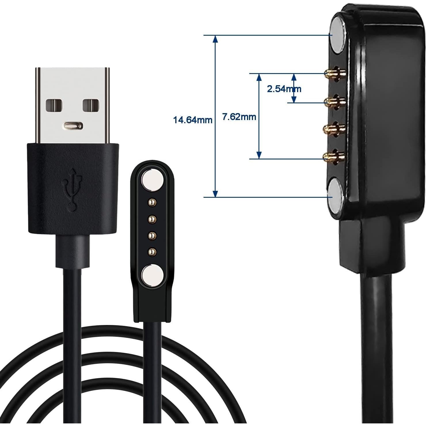 Cable de Carga Magnético PTHTECHUS para Reloj Inteligente 4G