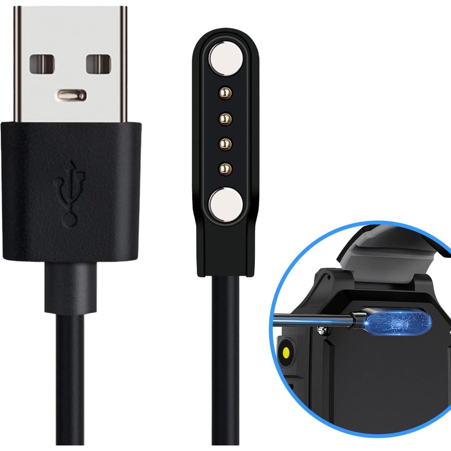 Cable de Carga Magnético PTHTECHUS para Reloj Inteligente 4G