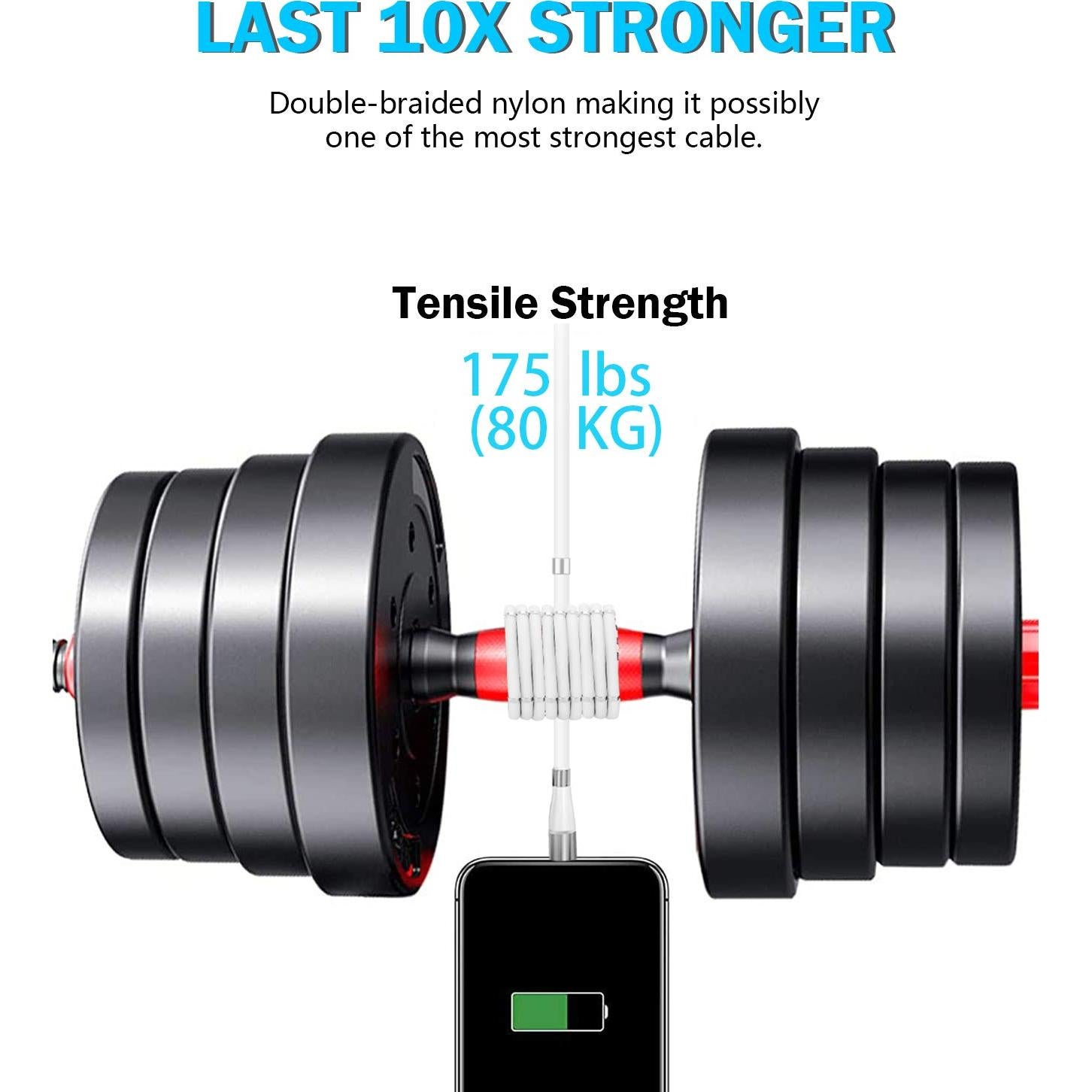 Cable de Carga Magnético AICase 3 en 1 0.9m Carga Rápida