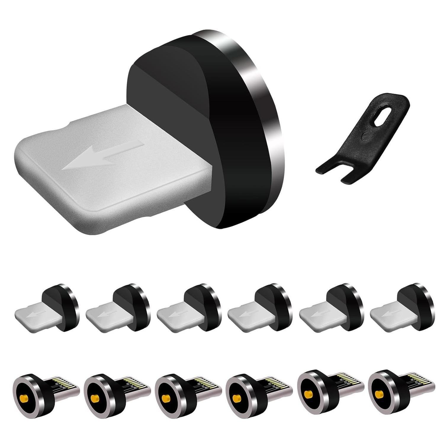 Consejos de Carga Magnética ZZTBTNO 12 Piezas 1 Pin