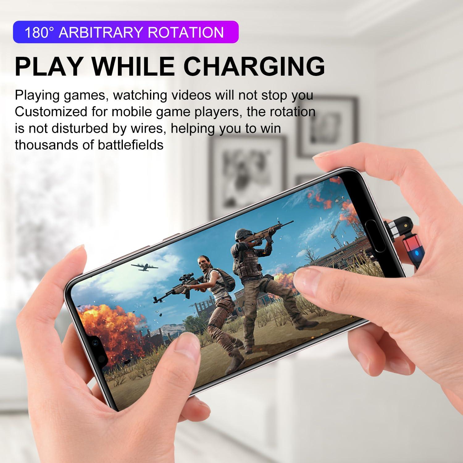 Cable de Carga Magnético 3 en 1 VKEFICEA 4-Pack 1-3 m