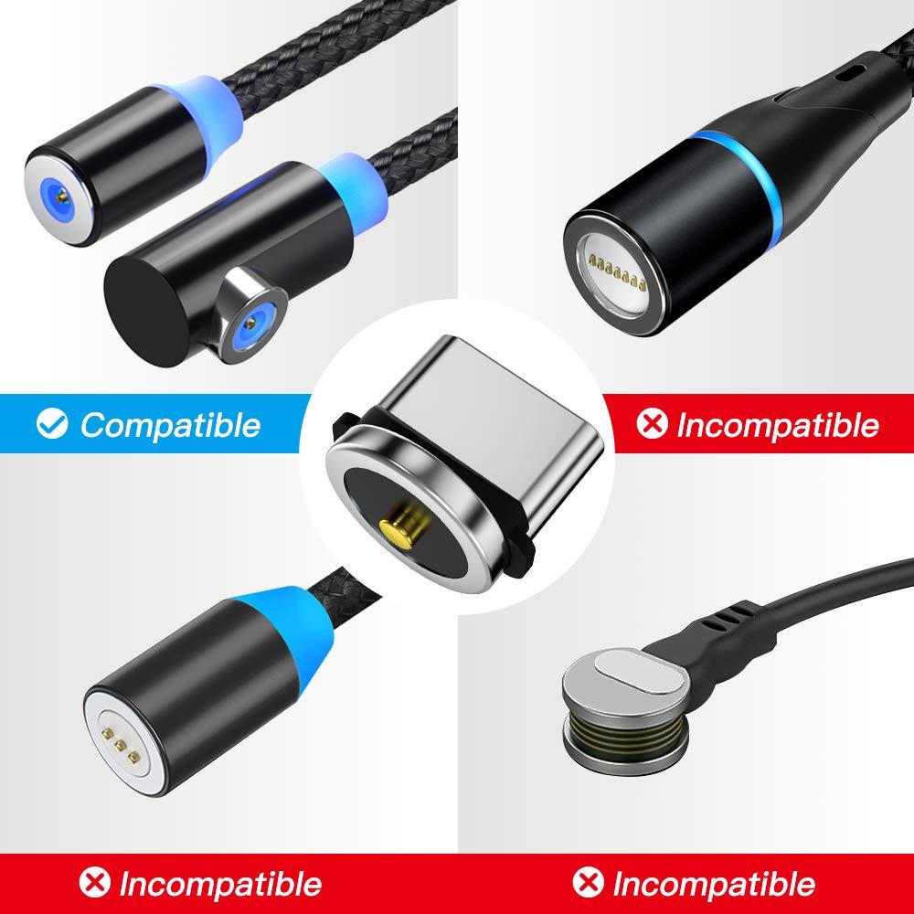 Puntas de Cargador Magnético ANMONE USB Tipo C - 4 Piezas