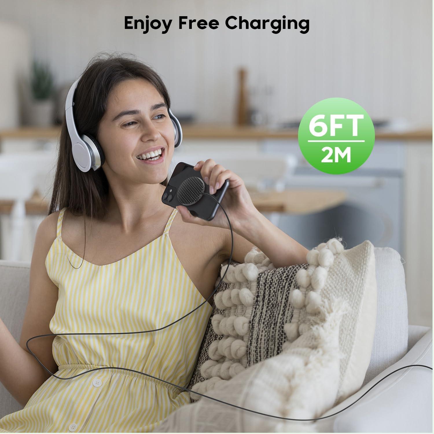 Cargador Inalámbrico Magnético Apple Mag-Safe 15W 2M Negro