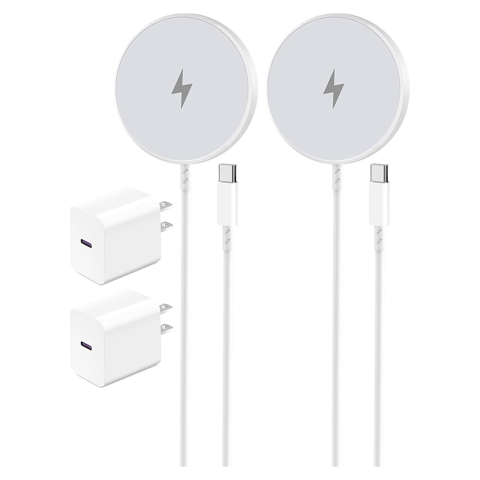 Cargador Inalámbrico Magnético 15W Apple 2Set 10ft