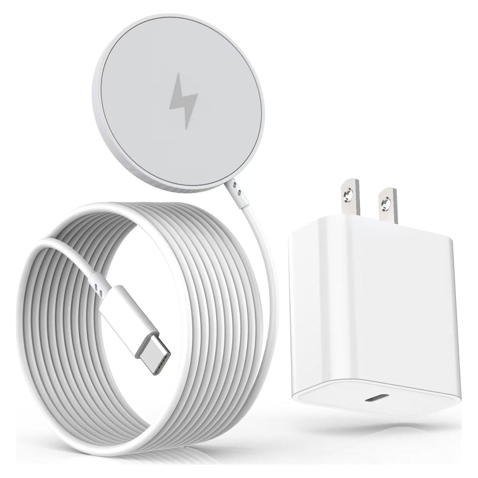 Cargador Inalámbrico Magnético 15W USB-C 10FT para iPhone
