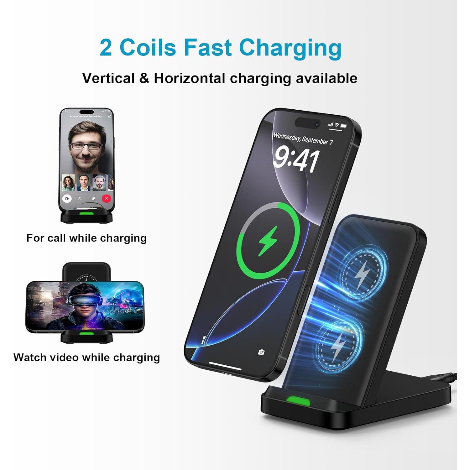 Soporte de Carga Inalámbrica 15W Motorola Razr Edge G Power