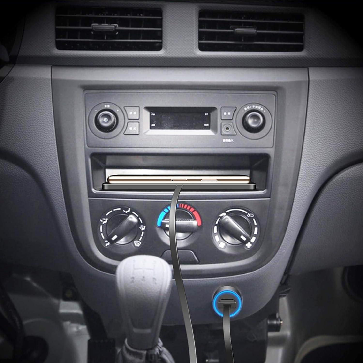 Cargador Inalámbrico Rápido 15W POLMXS C2Y para Coche