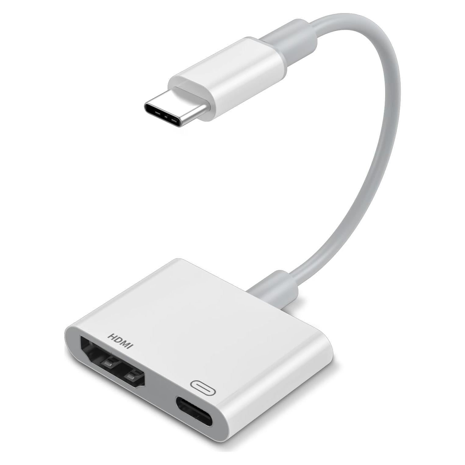 Apple MFi Certified USB C to HDMI Adapter, 4K UHD Type-C to HDMI Digital AV Converter with 100W PD Fast Charging & Screen Mirroring for iPhone 17/16/15, MacBook, iPad, iMac, Galaxy, Surface, Dell, HP